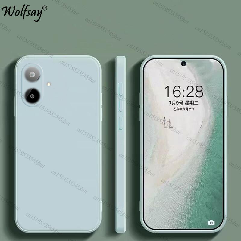 Case For Samsung Galaxy M07 Case Shockproof Original Liquid Silicone Back Case Samsung M07 Cover For Samsung M07 Soft TPU Funda