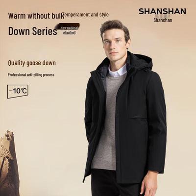 Men's 3-in-1 Detachable Goose Down Parka