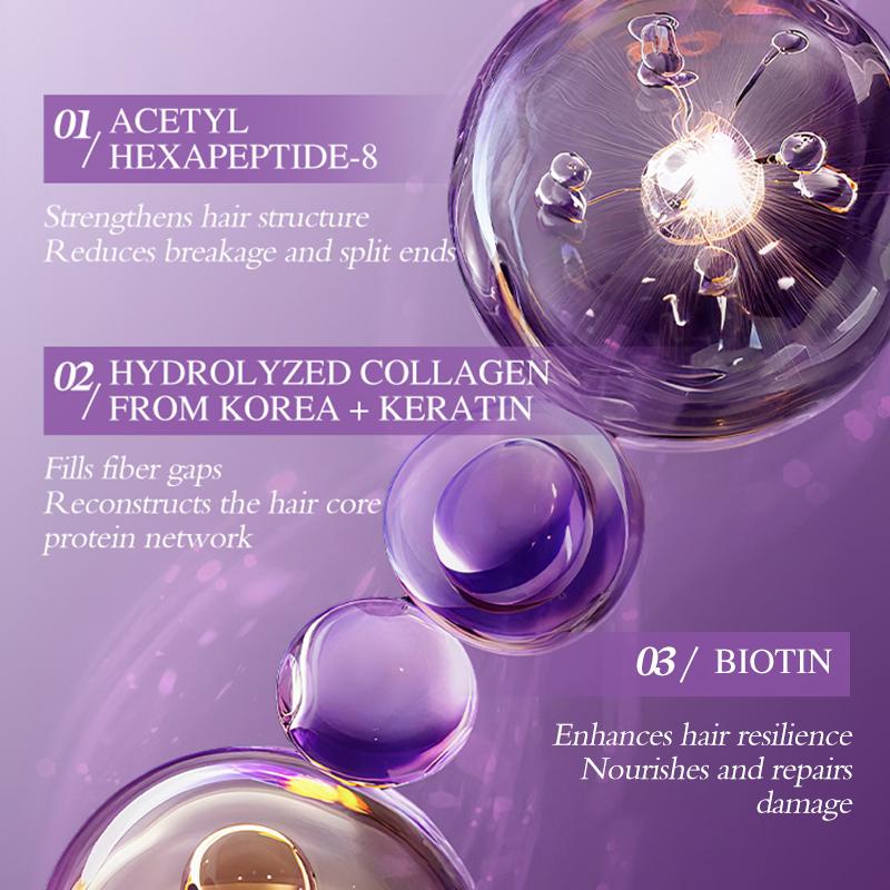 Botox Keratin Intensive Hair Mask for Repairing Damaged Hair - Reduces Breakage and Split Ends, Deeply Moisturizes for Soft, Shiny Hair