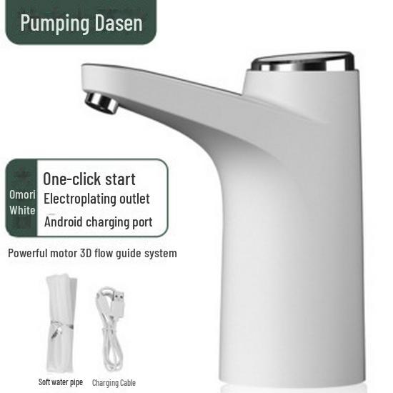 LED Elektrische Wasserpumpe mit Touch-Steuerung und kabellosem Laden für den Haushaltsgebrauch