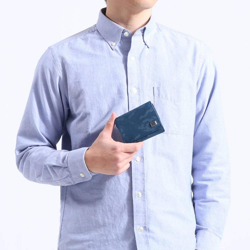 (Porter) Portofel bărbătesc PORTER din bumbac cu trei pliuri [WONDER] 342-06038 3.Verde