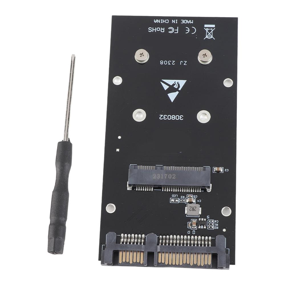 MSATA To SATA III Adapter 6Gbps Fast Transfer Mass Storage Interface PCB with SATA Interface for Desktop Computer SSD