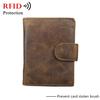 Men'S Wallet, Multi-Card Leather Retro Casual Short Change Bag, Clutch Bag, Genuine Leather Men'S Bag.