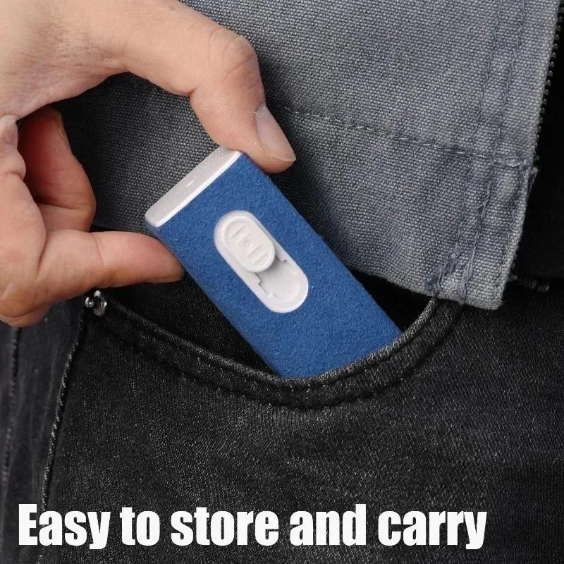 2 In 1 Phone Screen Cleaner Spray Computer Mobile Phone Screen Dust Remover Tool Microfiber Cloth For iPhone iPad Apple Polish