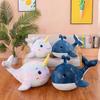 Marine Soft Bodied Animal Whale Plush Toy Cartoon Children Holiday Gift Doll