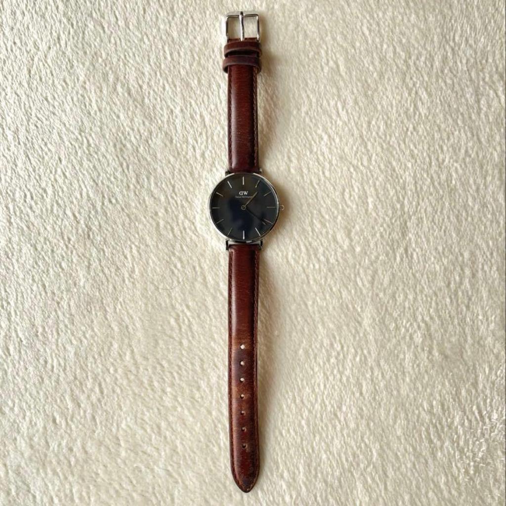 Used Daniel Wellington Watch Black X Silver