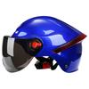 [Custom] Summer Half Helmet for Motorcycle/Electric Bike Unisex Safety with Sun-Protective Clear Visor 3C/DOT Certified