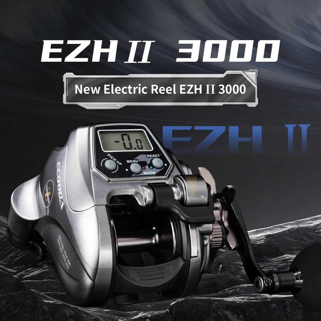 Deep-sea Boat Fishing Smart Fishing Reel, Special Electric Winch for Sea Fishing Electric Reel Big Power Motor Aluminum Alloy Body Precision Bearings