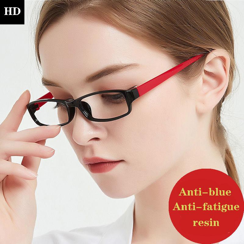 Lesebrille Herren Anti-Ermüdungsbrille Klassische Vintage Vollrandbrille Blaulichtbrille +100 bis +400