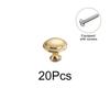 20Pcs/Pack Drawer With Screws Door Knobs Hardware Cupboard DIY Cabinet Handles Stainless Steel Kitchen