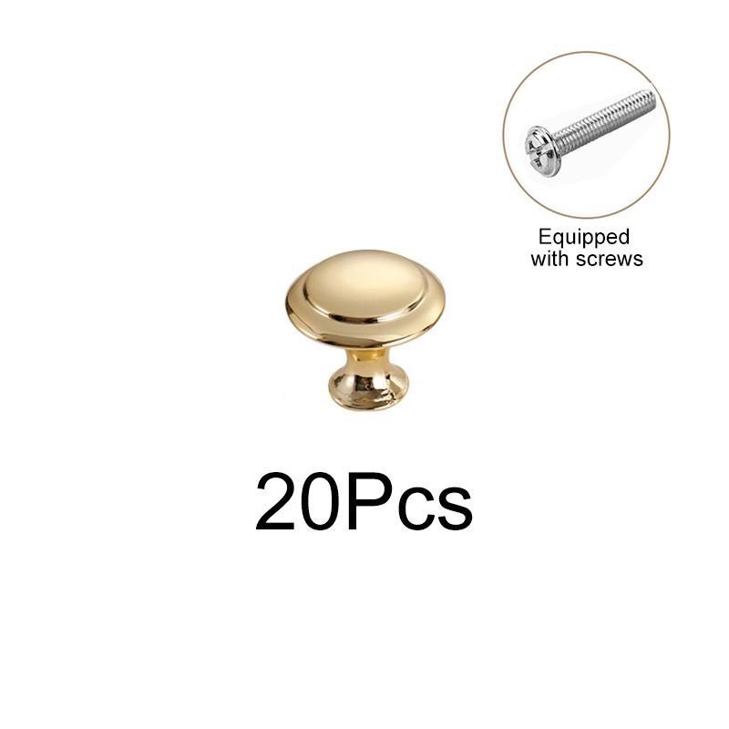 20Pcs/Pack Drawer With Screws Door Knobs Hardware Cupboard DIY Cabinet Handles Stainless Steel Kitchen