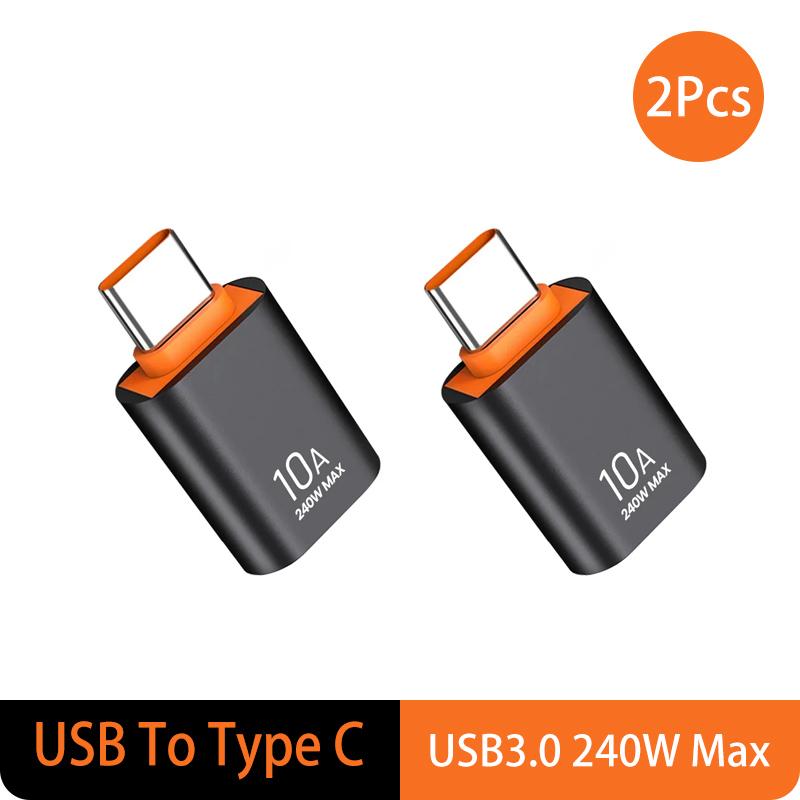 USB 3.0 Type-C Data Adapter Type C 10A OTG USB C Male To USB Female Converter For Macbook Xiaomi Samsung S20 Fast OTG Connector