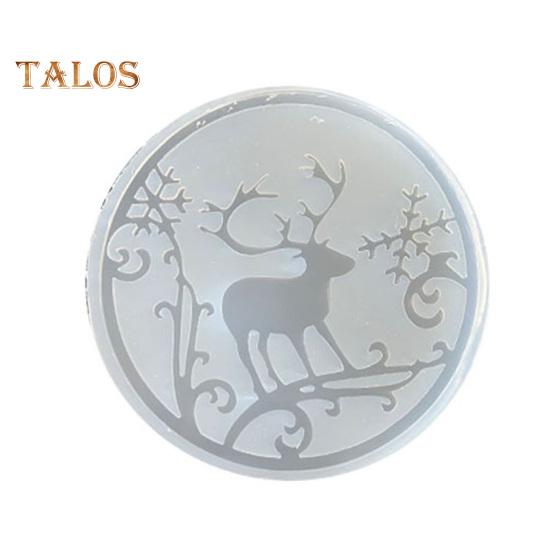 Cupă Mat Mat Decorativ Antiaderent 9 Stiluri Utilă Craciun Cup Mat Mold pentru Crăciun