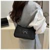 Chic Faux Leather Underarm Bag for Women 2026 Trendy Single Shoulder Purse Fashionable Daily Crossbody Handbag