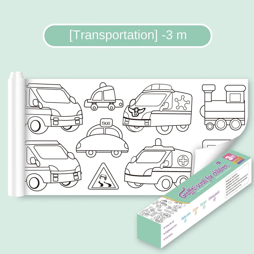 Youngsters High-Quality Coloring High-Quality Paper High-Quality Roll High-Quality Sticky Self-assembly High-Quality Drawing High-Quality Graffiti