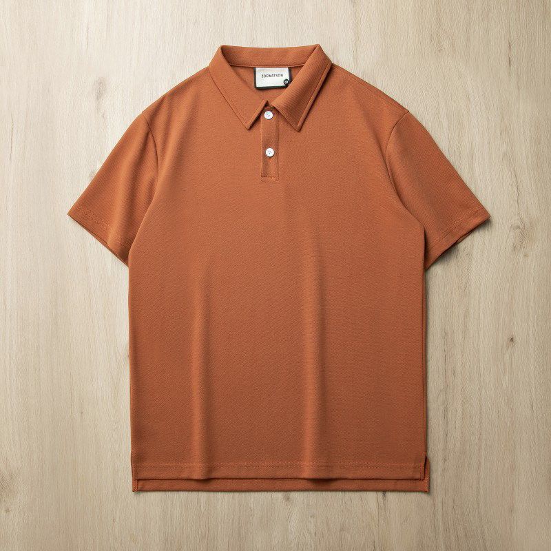 Heavy Short-Sleeved Cotton Export Export T-shirt Polo Shirt