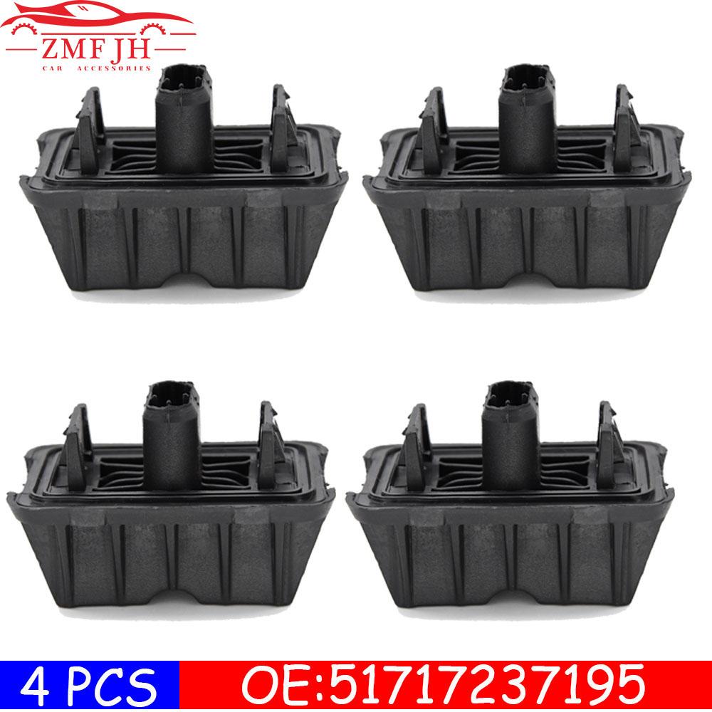 4Pcs Jack Pad Under Support Pad Lifting Car 51717237195 Fit For  Bmw 1 3 5 6 7 Series X1 E81 E82 E90 F10 F13 F01 F10 nero