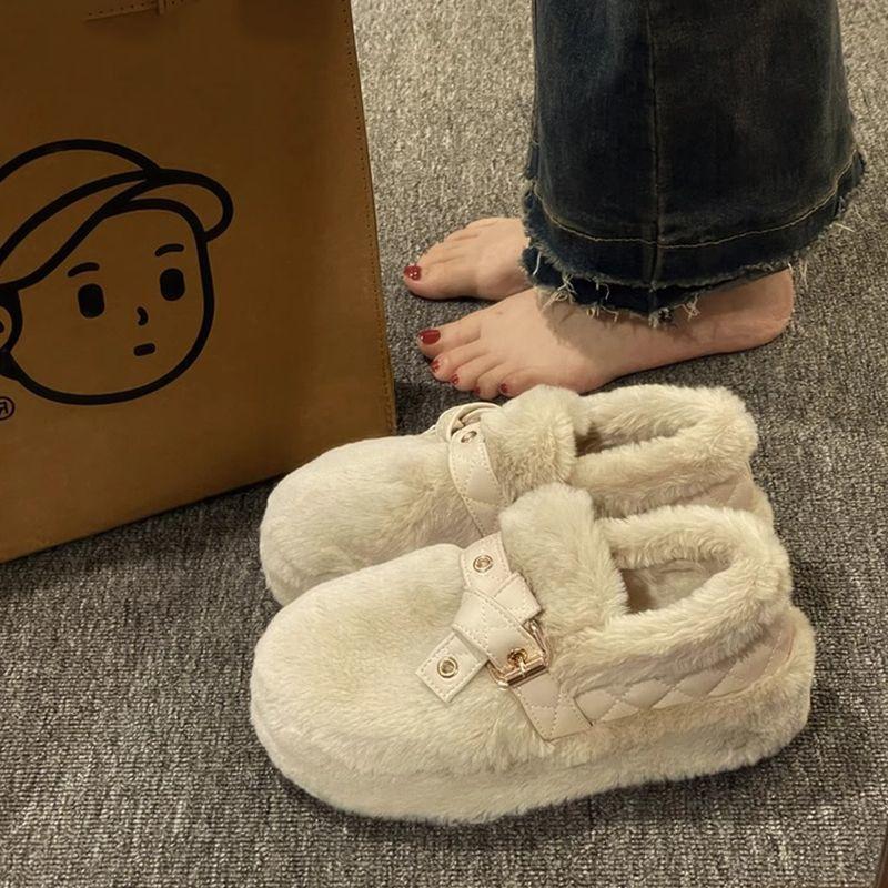 Vielseitige Baumwollschuhe, neue Modelle Herbst und Winter 2025, ausländischer Stil, süß und cool, Nischengefühl, zeigen Temperament, modische Doudou sh