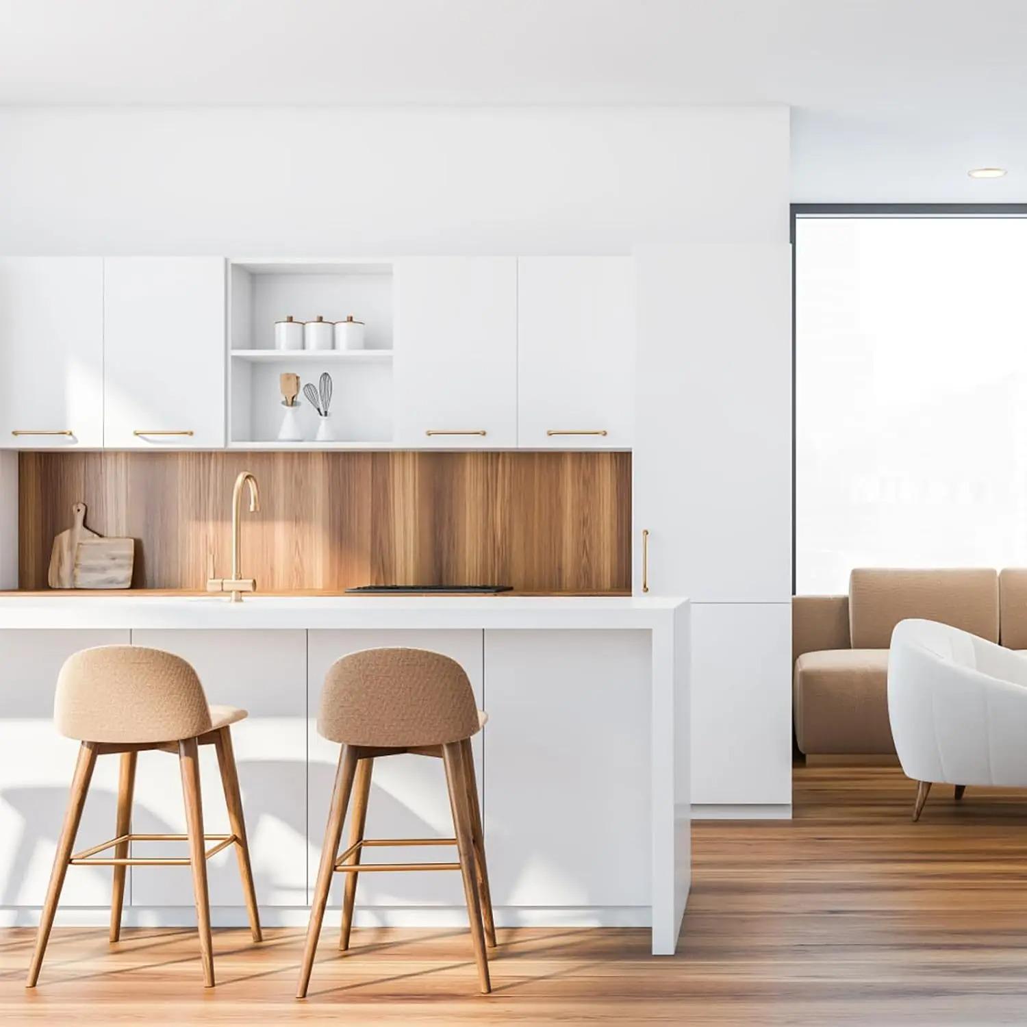 

Матовий Контактний Папір ПВХ Самоклеючі Водонепроникні Шпалери Ремонт Кухонних Шаф Декоративні Плівки Вінілові Наклейки на Стіни 55cmx5M