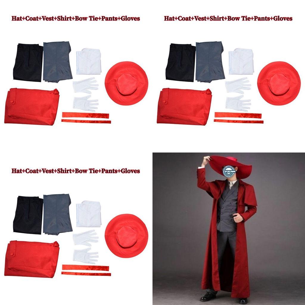 Ultimatives Alucard Kostüm Inspiriert vom Hellsing Anime Für Cosplay-Enthusiasten