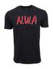 NWA Straight Outta Compton Grafik Schwarz T-Shirt