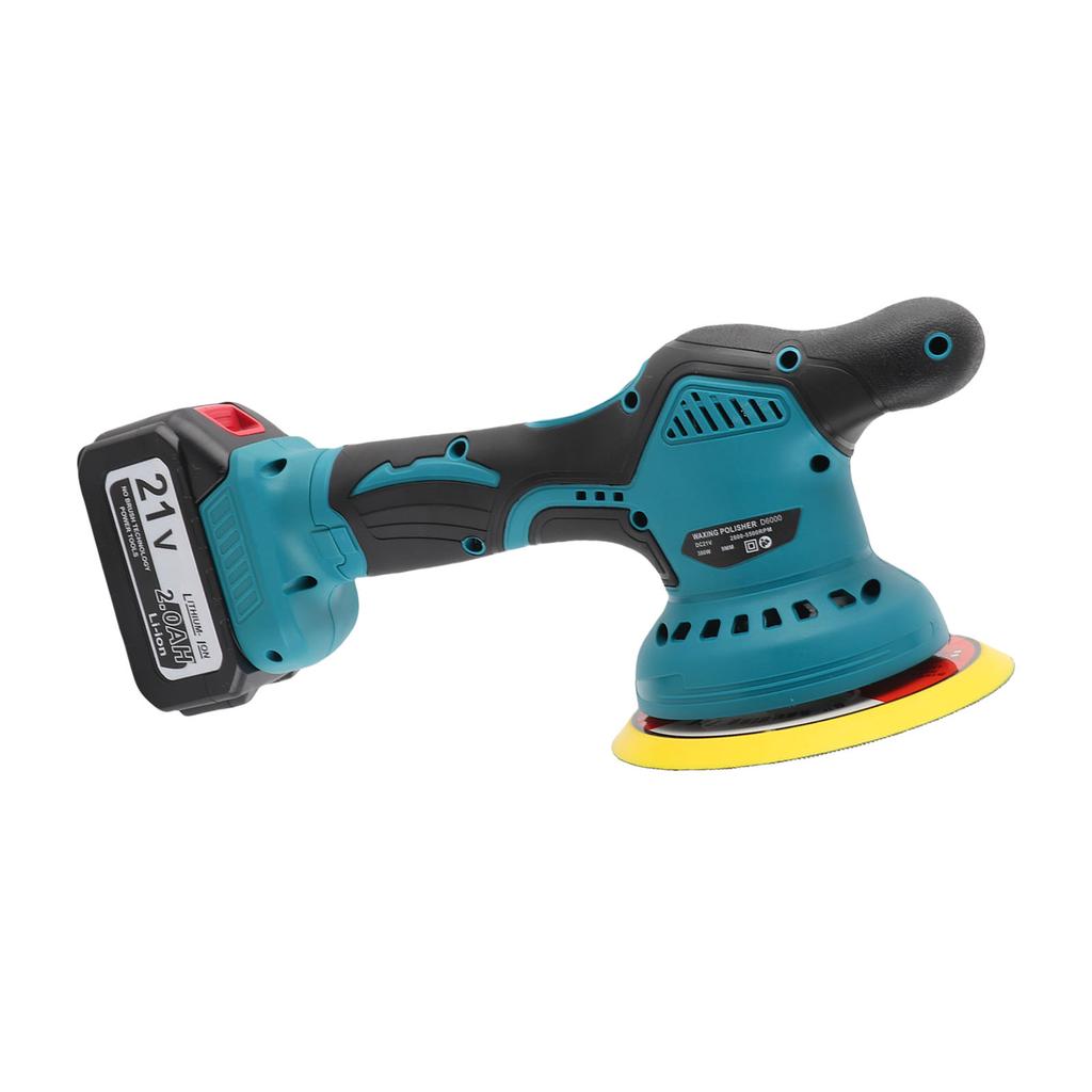Car Polisher Cordless Car Buffer Polisher 8 Variable Speed 2600mAh Rechargeable Battery Powered 6 Inch Waxing Polishing Machine