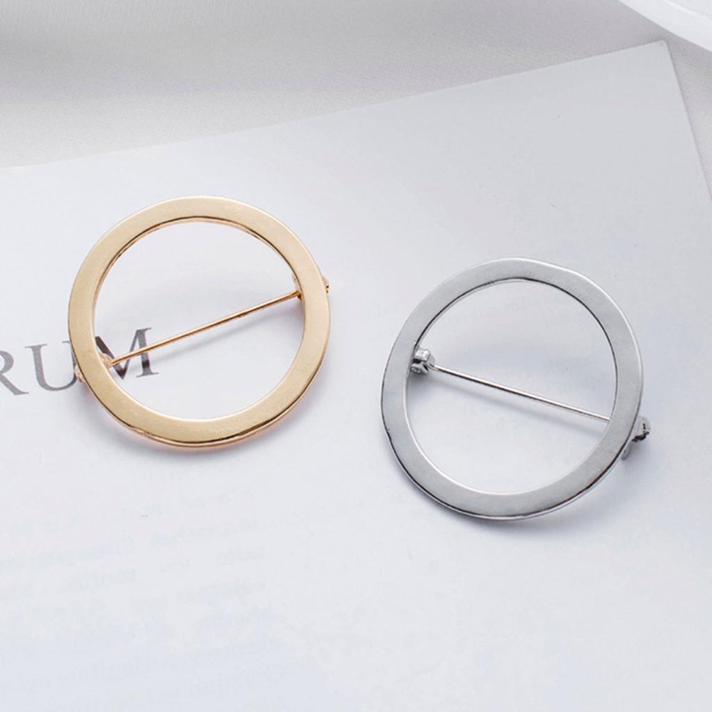 Złoty/Srebrny Kolor Broszka Minimalistyczna Przypinka do Kardiganu Metalowa Odznaka na Klapę Akcesoria do Stroju Biurowego i Spotkań Biznesowych