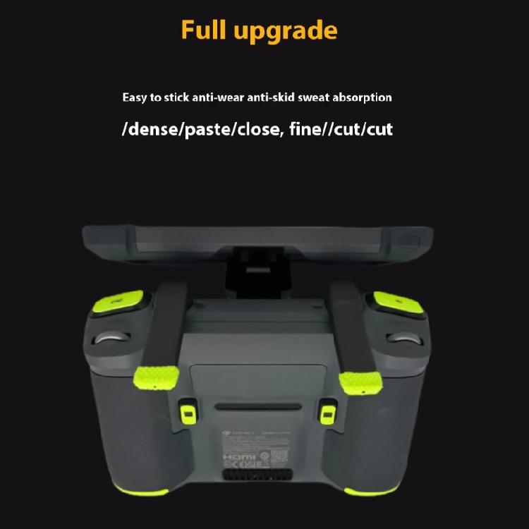 1 Set Adhesive Stickers Protective Skin for 4 Professional Remote Protect Against Daily Wear and Slips