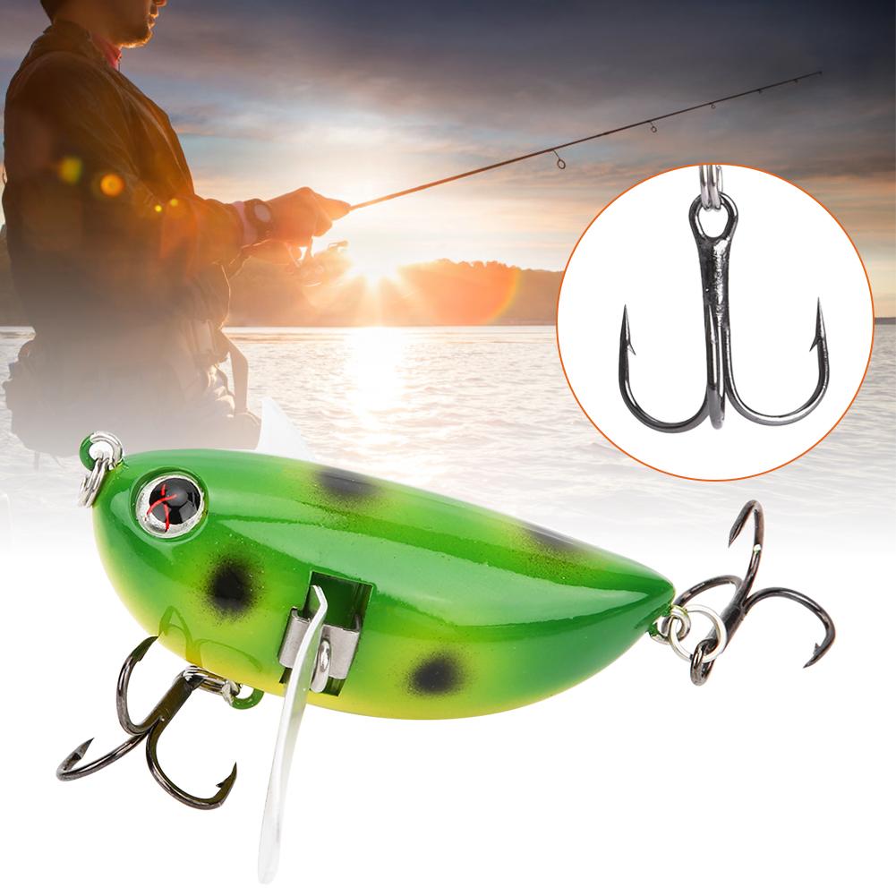 6cm 12.7g ABS Plastic Artificial Fishing Lure Gold Wing Bait Sea Hard Lures Fishing Tackle Accessory2#