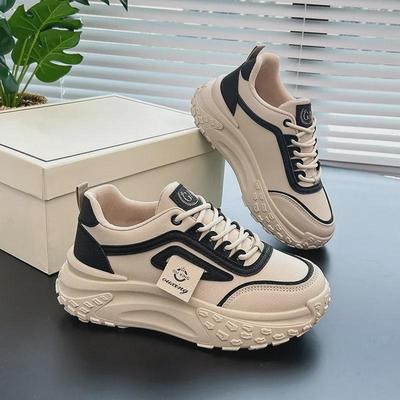 Damen Koreanische Dad Schuhe - 2025 Frühling Lauf- & Freizeitsneaker, Dicksohlige, Höhenverstärkende