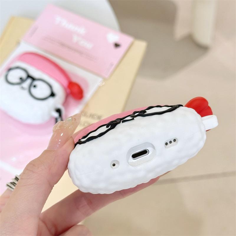Glasses sushi for AirPods 1 apple bluetooth wireless silicone earphone cover 1/1/1 generation pro1 creative women