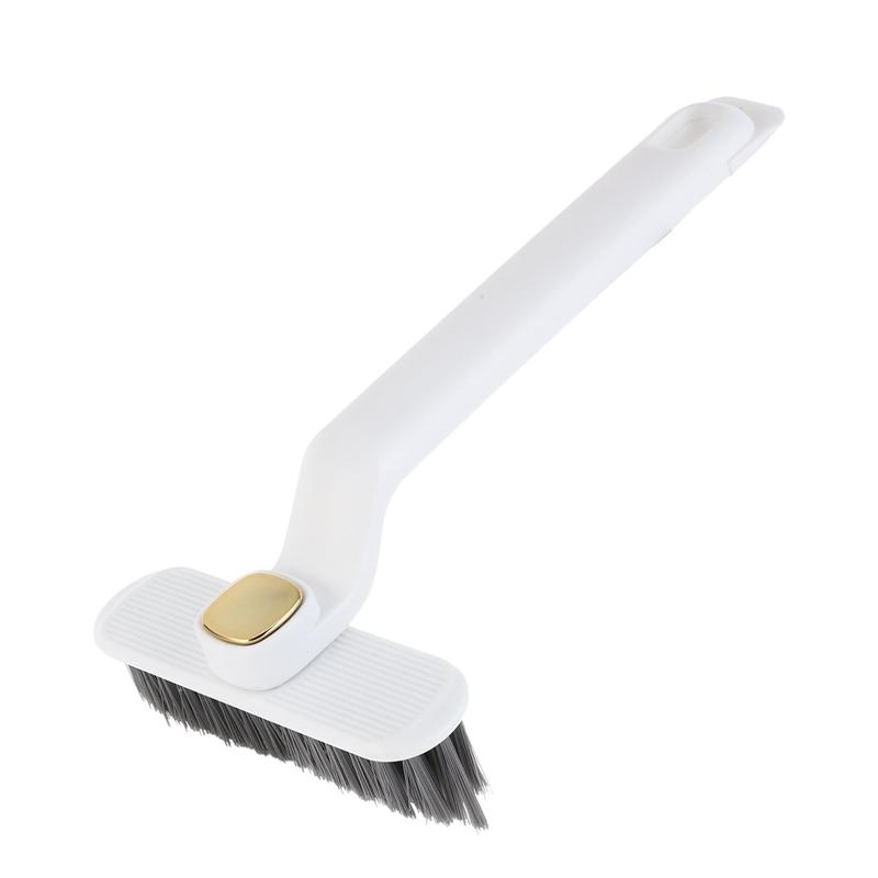 

Многофункциональная щетка для чистки с жесткой щетиной, мини-щетка 3 в 1, вращающаяся, для щелей на стенах, плитке, полу, в ванной 25.5x3CM белый