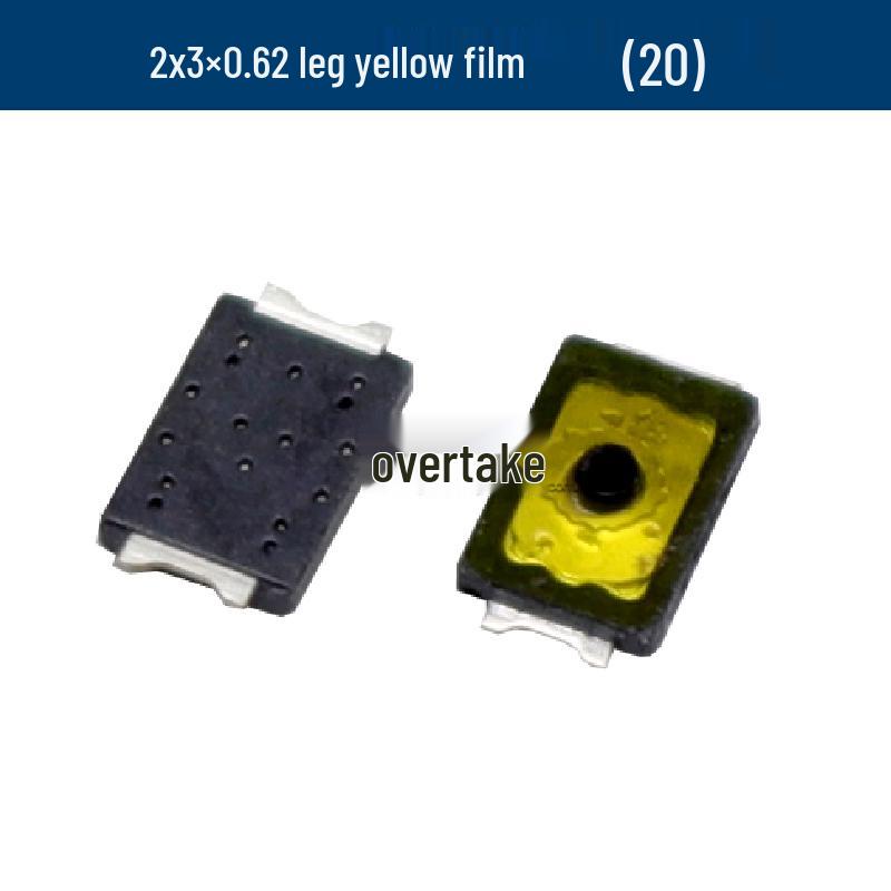 Membrane Light Touch Switch: 4-Pin Potentiometer, 4x4x0.8mm, 4.5x4.5x0.55mm, 4.8x4.8x0.5mm