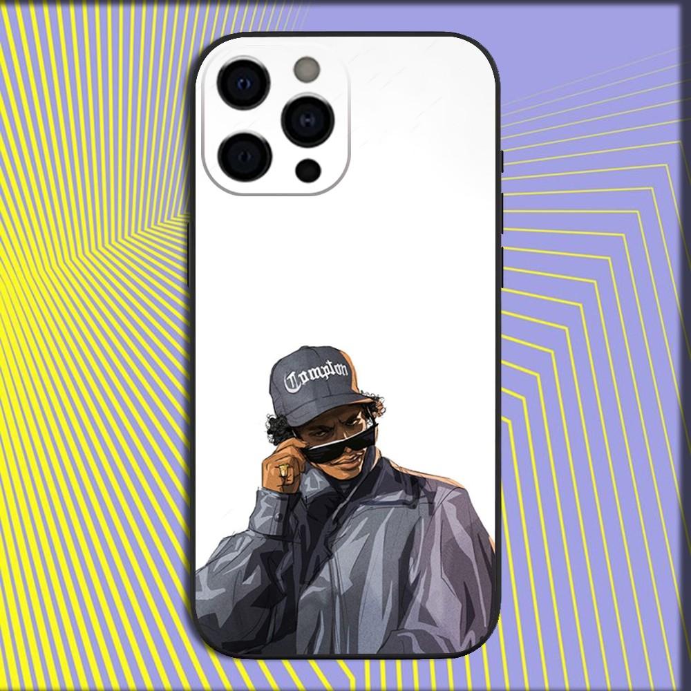 Rapper E-Eazy E Phone Case For iPhone 16,15,14,13,12,11,Pro,X,XS,Max,XR,Plus,Mini Soft Black Cover