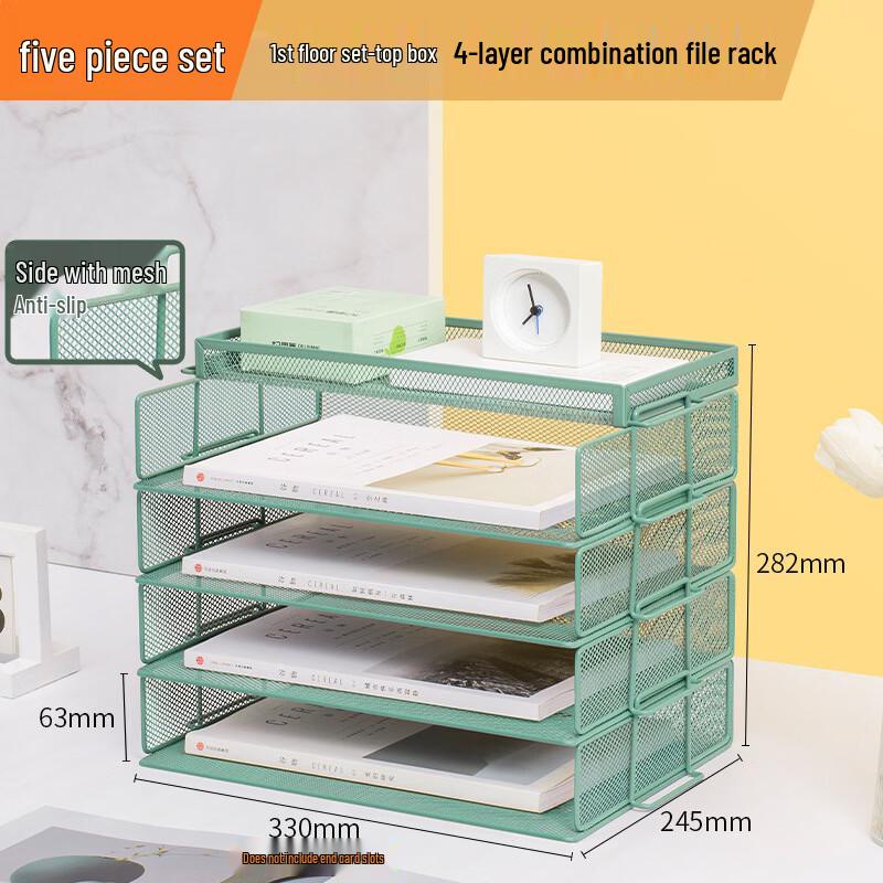 Handun 5-Tier Metal File Organizer