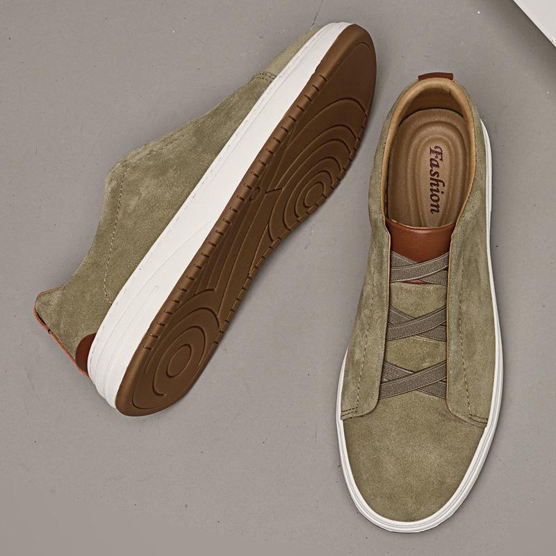 Anti-Samt-Lederschuhe Outdoor-Freizeitschuhe weich gefederte Fahrerschuhe