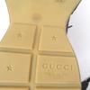 Pristine GUCCI Low cut sneakers Ryton With logo black leather mens 6.5 523609 Used
