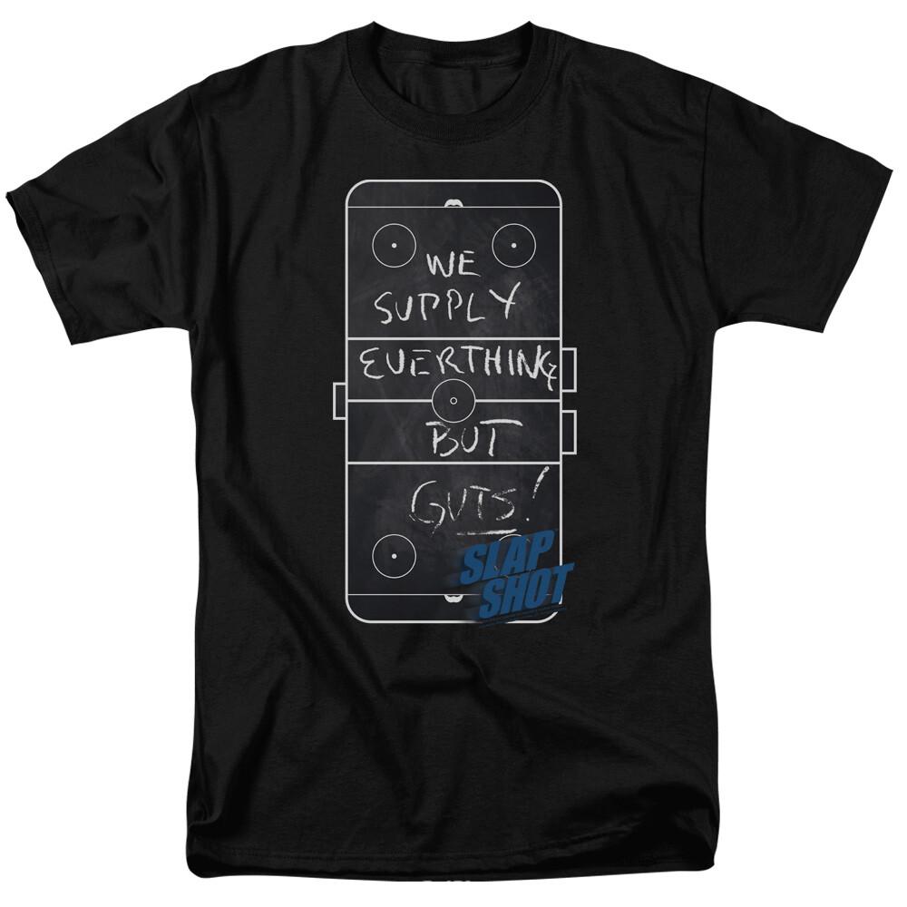 26 Slap Shot Chalkboard T Shirt Mens Licensed Movie Tee Reggie Joe Black Unisex T-Shirt M