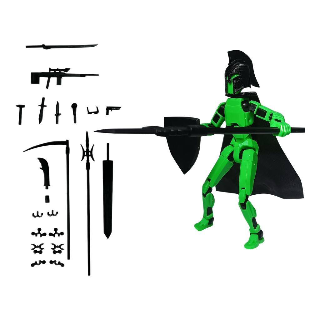 Puppe 13-gelenkiges bewegliches 3D-gedrucktes Puppenspielzeug der 3. Generation Dummy-Puppe DIY Ganzkörper-Dekompressionsartefakt