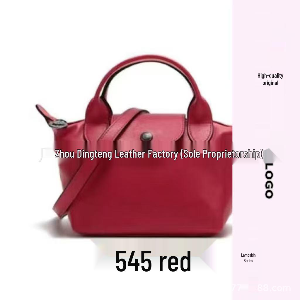 Hochwertige Mini-Knödeltasche aus Nappaleder mit Drachenprägung, Vielseitig für den Weg zur Arbeit, zum Tragen in der Hand, über der Schulter, mit verstellbarem Crossbody-Riemen.