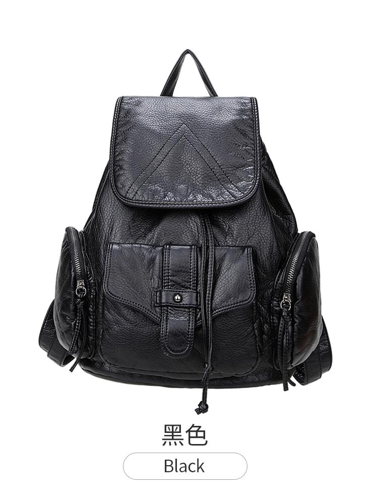 

Женский рюкзак-кошелек на шнурке, большая модная дорожная сумка из искусственной кожи, повседневная сумка через плечо, рюкзак для ноутбука