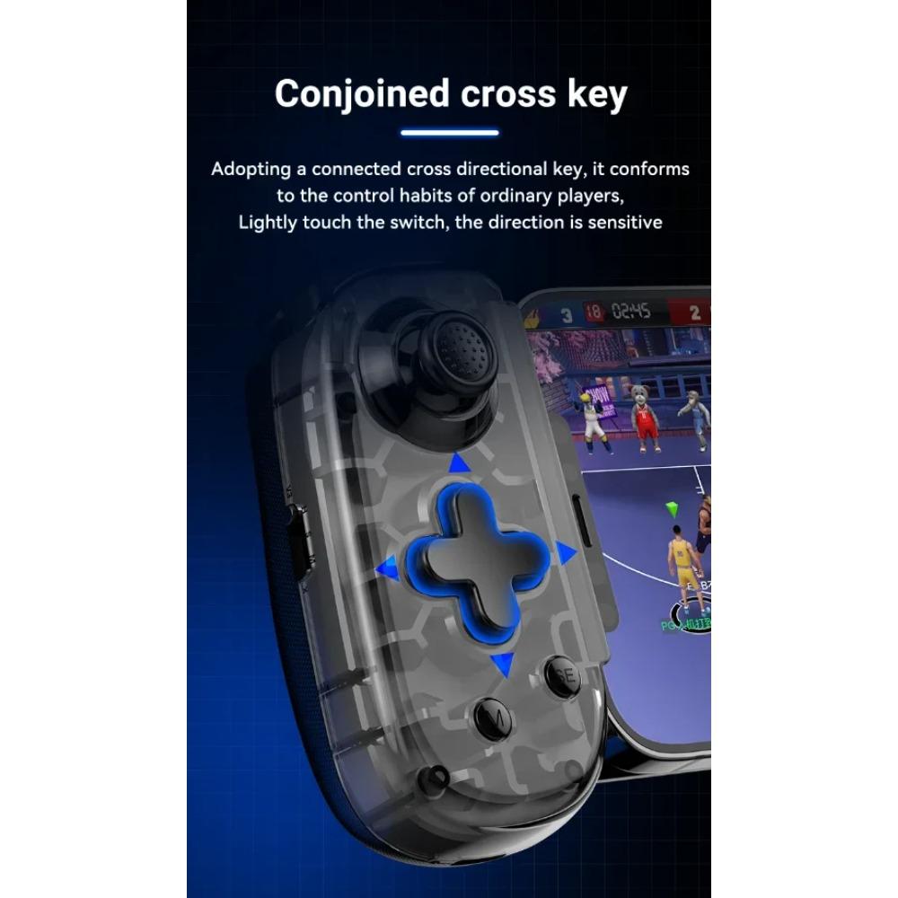 Wireless Gaming Stretching Controller for Switch/PC/Android/iOS Hall Joysticks Foldable Type-C Interface Gamepad NEW