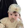 Baby Girl Spring Summer Lace Infant Hat With Sunshade And Breathable Design For Newborns