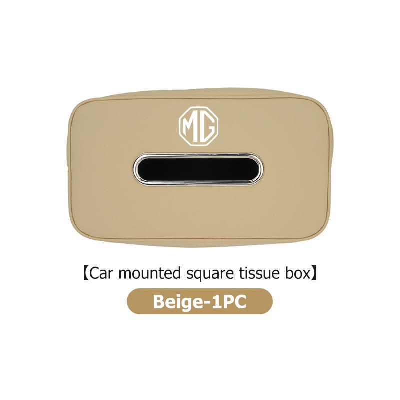 For MG Car Tissue Box Seat Back Paper Towel Bag Tissue Storage Case 6 3 5 7 TF ZR ZS HS GS GT Hector RX5 RX8 350 550 tcl6