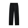 Li Ning Sports Trend Series Solid Color Mid Waist Versatile Breathable Straight Leg Casual Pants Women bottoms Black AKLV746-2