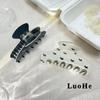 Korean Style Hollow Dog & Shark Hair Clip - Chic, Versatile Updo Claw for Women