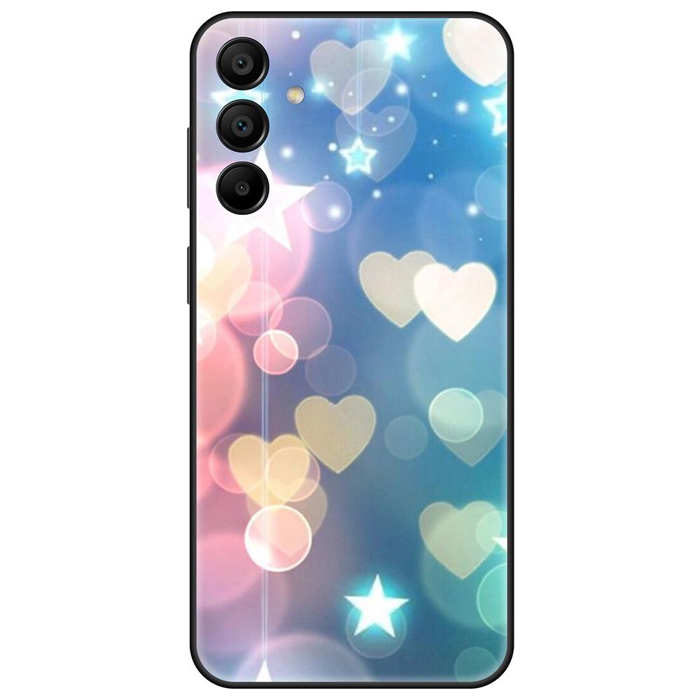 

Чехол для GalaxyA15 Samsung Galaxy A15, черный роскошный мягкий чехол из ТПУ, силиконовые чехлы с полной защитой на 360° A15-Style 18