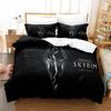 3D Printed Skyrim Bedding Set Elder Scrolls Duvet Cover Bedroom Comforter Covers Single Twin King Size Quilt Cover Home 2/3PCS