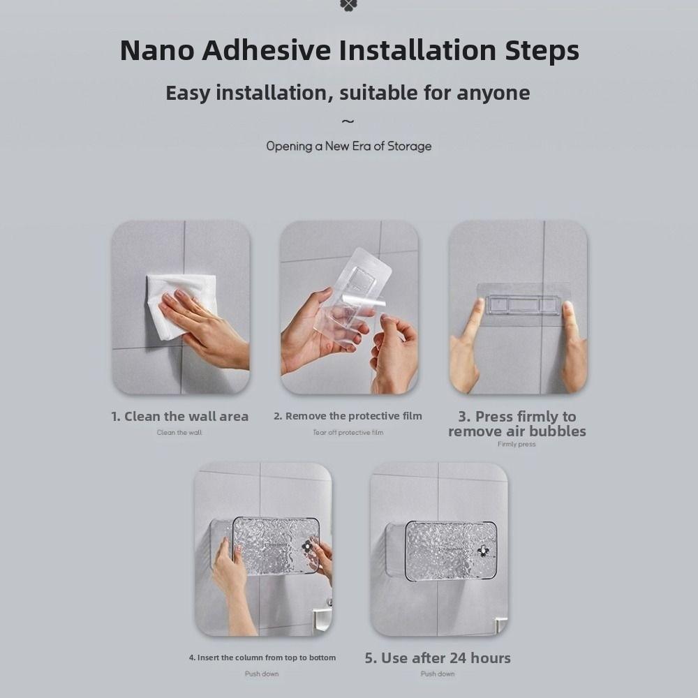 Transparent Napkin Storage Box Plastic Paper Box Storage Container Tissue Box  Living Room