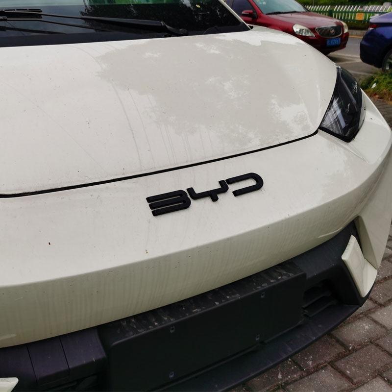 For BYD Dolphin Surf Atto1 Dolphin Mini 2023 2025 Car  Black Emblem Badge Rear Letter Decorative Sticker Modified Exterior Pwaxk99